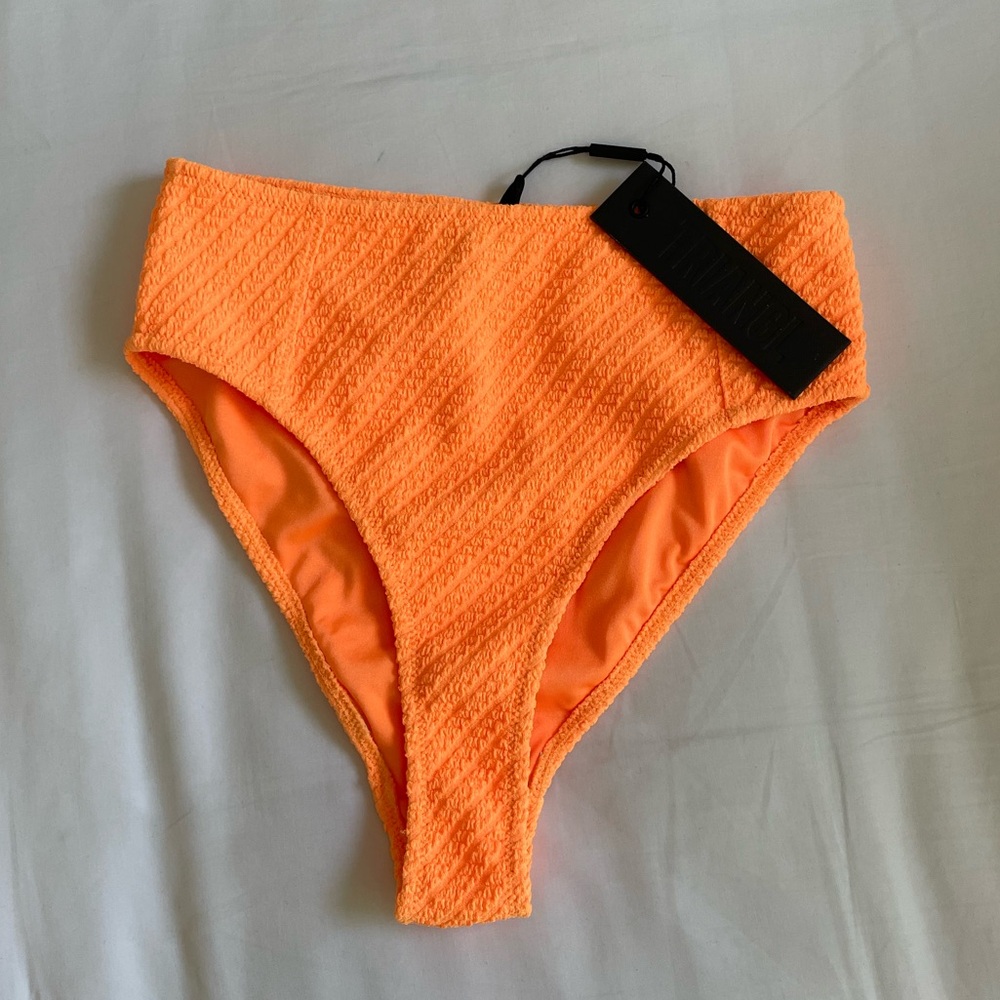 Triangl Orange Bikini High Waisted Bottoms